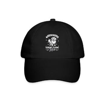 Slovensky cuvac mom - Baseball Cap - black/black - Front