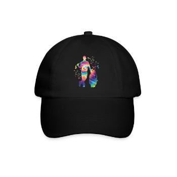 Golfer Colorsplash Kinder Miniaturgolf - Baseballkappe - Schwarz/Schwarz - Vorne