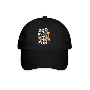 Animaux du zoo Gardien de zoo - Casquette classique - noir/noir - Devant