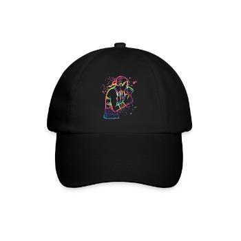 Boxing Fighter Enfants Boxer de match de boxe - Casquette classique - noir/noir - Devant