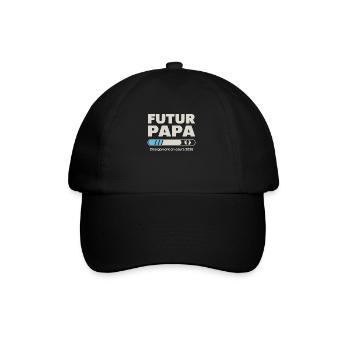Announcement Pregnancy Dad Father-to-be 2025 - Baseball Cap - black/black - Front