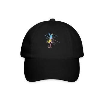 Perchiste Enfant Saut à la perche - Casquette classique - noir/noir - Devant