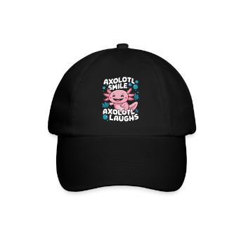 Poisson axolotl - Casquette classique - noir/noir - Devant