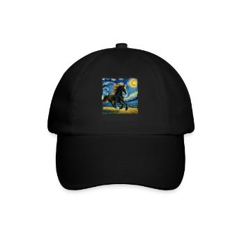 Andalusian Starry Night - Baseball Cap - black/black - Front