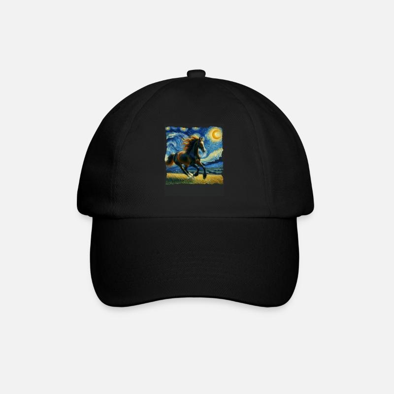Nuit étoilée andalouse - Casquette classique - noir/noir