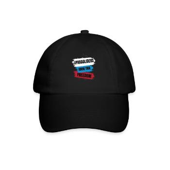 Only Paragliders Know True Freedom - Baseball Cap - black/black - Front