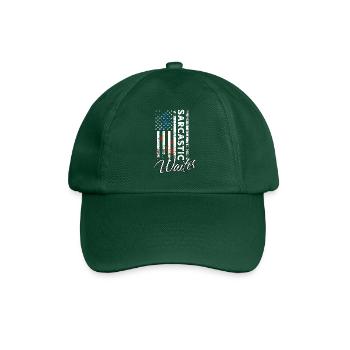 Sarcastic Waiter - Baseball Cap - bottle green - Front
