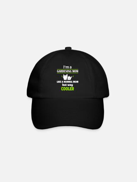 Ich bin eine Garten-Mama - Baseballkappe - Schwarz/Schwarz