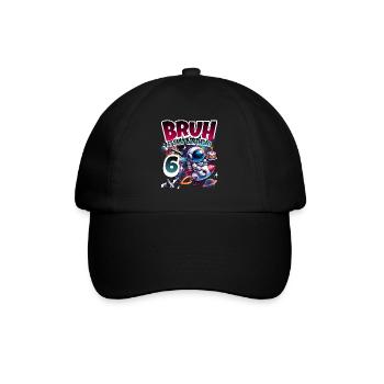 6e anniversaire de l’astronaute Espace - Casquette classique - noir/noir - Devant
