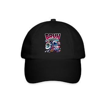 Astronaute 9e anniversaire Espace - Casquette classique - noir/noir - Devant