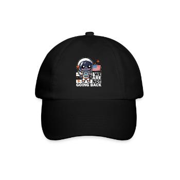 WE ARE NOT GOING BACK - ASTRONAUT - Baseball Cap - black/black - Front