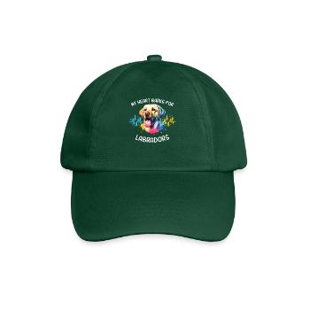 Labrador Herzlinie - Baseballkappe - Flaschengrün - Vorne