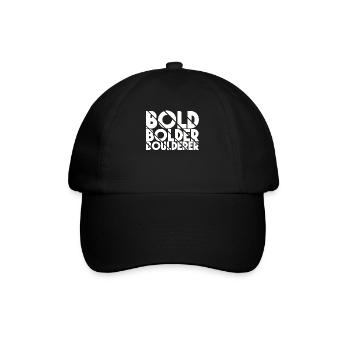 Bloc Bold Bolder Boulderer - Casquette classique - noir/noir - Devant