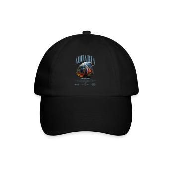 Oscar Fish Water Change Monster Fish - Baseball Cap - black/black - Front