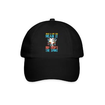 Shake It Like You Mean It Hip Hop's The Spirit - Baseballkappe - Schwarz/Schwarz - Vorne
