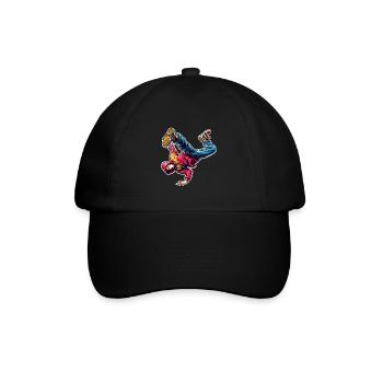 Breakdancing - Baseball Cap - black/black - Front