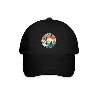 Kitesurf Kitesurfer Kiteboard - Casquette classique - noir/noir - Devant