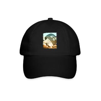 Kitesurf Kitesurfer Kiteboard - Casquette classique - noir/noir - Devant