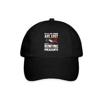 Duck hunters shoot heavier loads flag - Baseball Cap - black/black - Front