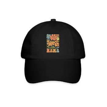 Mama - Baseballkappe - Schwarz/Schwarz - Vorne