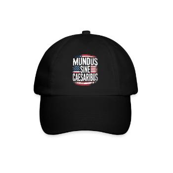 Mundus Sine Caesaribus America - Baseball Cap - black/black - Front