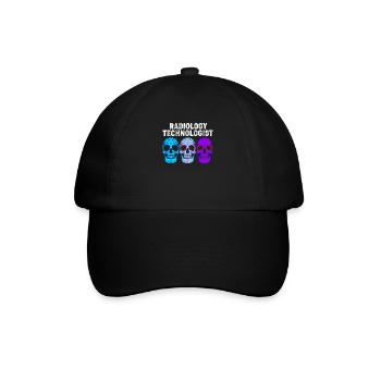 MRI Radiologist Radiology Rad Tech X-ray - Baseball Cap - black/black - Front