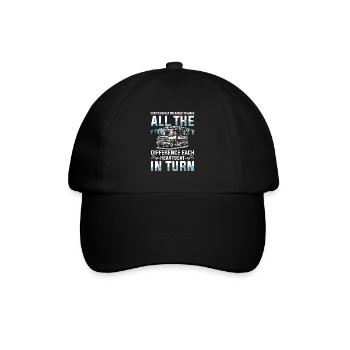 Toujours prêt à faire la différence dans chaque - Casquette classique - noir/noir - Devant