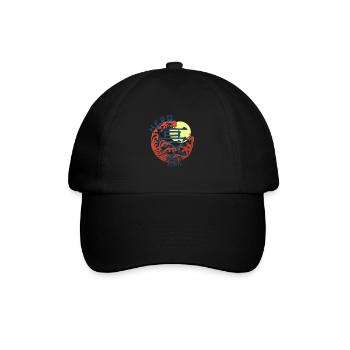 Japan Hero since April 1963 Geburtstaggeschenk - Baseballkappe - Schwarz/Schwarz - Vorne