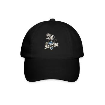 Grantler - Servus, Festzelt, Bier und Gaudi - Baseballkappe - Schwarz/Schwarz - Vorne
