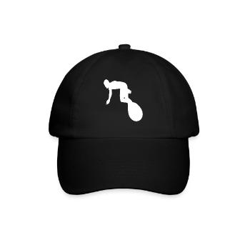 Surfing Surfer Surfboard Wellenreiten Wellenreiter - Baseballkappe - Schwarz/Schwarz - Vorne