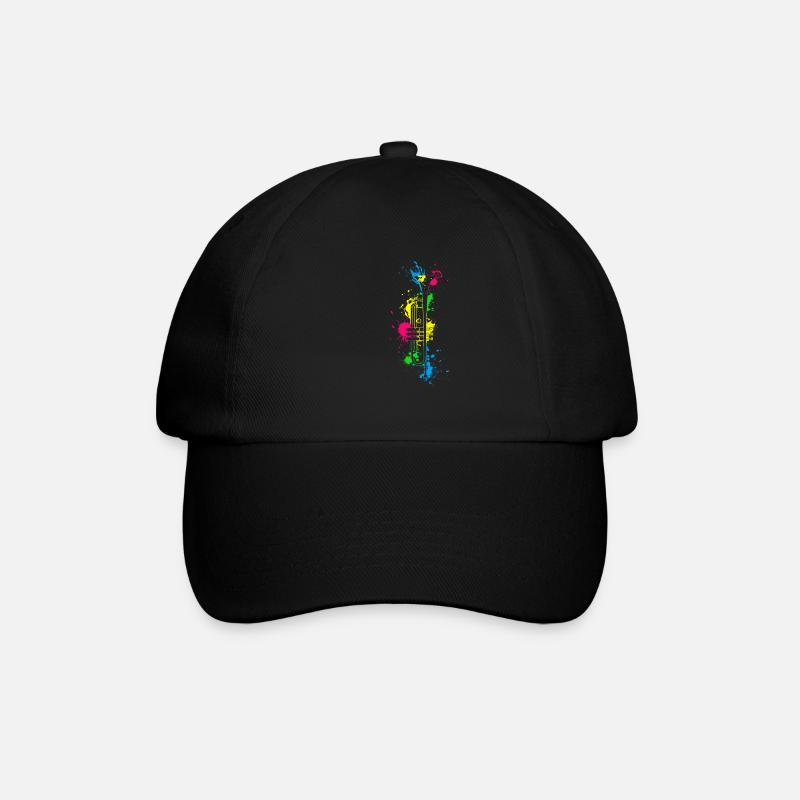 Trompete Musiker Jazz Trompeter Geschenk - Baseballkappe - Schwarz/Schwarz