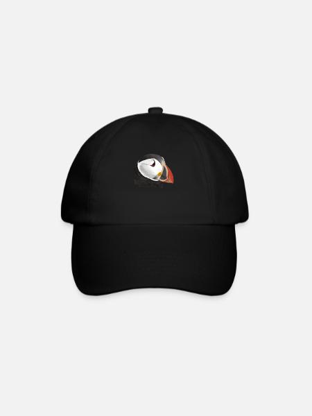 Puffin - Baseball Cap - black/black