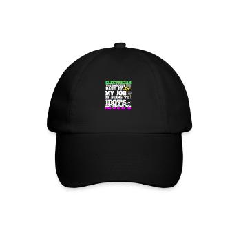 Electrician - Baseball Cap - black/black - Front