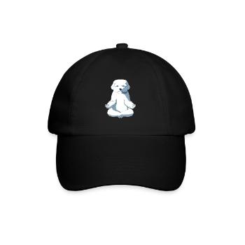 Chien maltais - Casquette classique - noir/noir - Devant