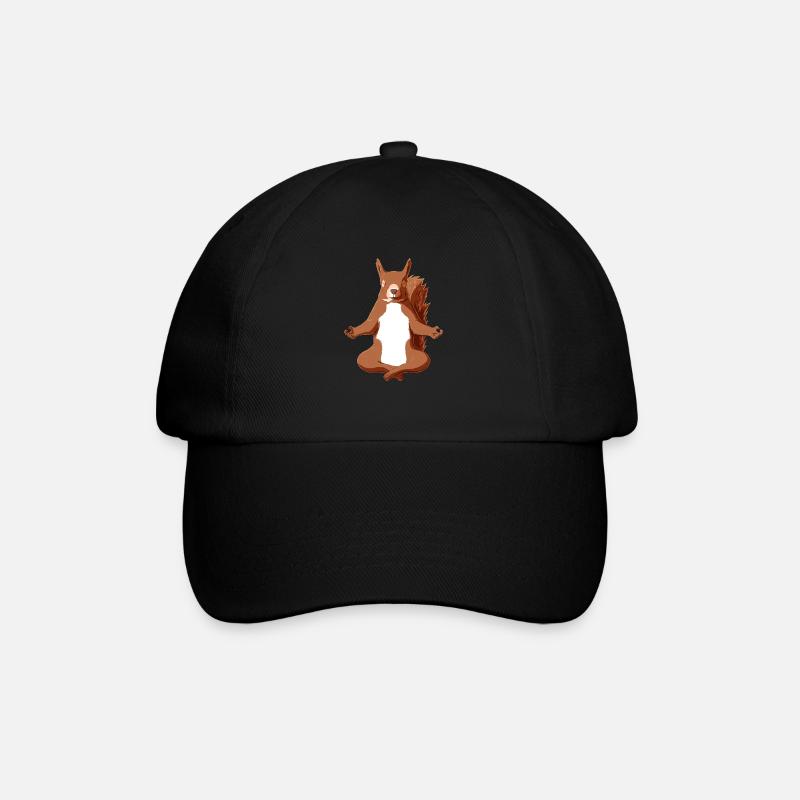 Yoga Écureuil - Casquette classique - noir/noir