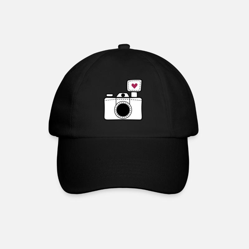 Amour de la caméra - Casquette classique - noir/noir