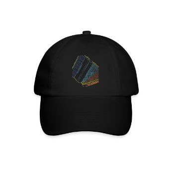 Accordéon musicien cadeau pour musiciens - Casquette classique - noir/noir - Devant