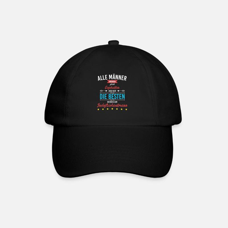 Nur die besten werden Industriekaufmann Geschenk - Baseballkappe - Schwarz/Schwarz