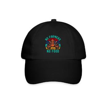 Pas d’agriculteurs pas de tracteur alimentaire - Casquette classique - noir/noir - Devant
