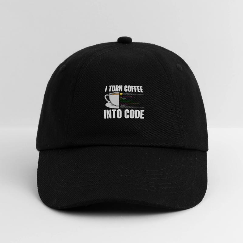 Funny Computer Coffee Programmer Design Baseball Cap