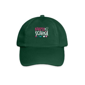 Phrase nurse squad - Casquette classique - vert bouteille - Devant