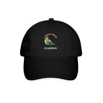 Escalade Alpinisme Grimpeurs - Casquette classique - noir/noir - Devant