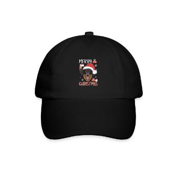 Hovawart Noël - Casquette classique - noir/noir - Devant