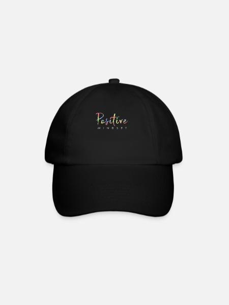 État d’ positif - Restez positif - Casquette classique - noir/noir