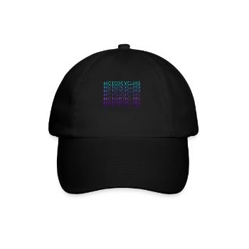 Motorcycling Motocross Motorcycle Biker Retro - Baseball Cap - black/black - Front