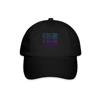 ATV Quad Riding Quad Biker Four Wheeler Retro - Baseball Cap - black/black - Front