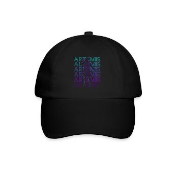 Artemis Ancient Goddess Greek Mythology Retro - Baseball Cap - black/black - Front