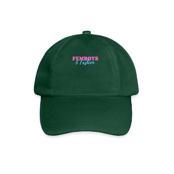 Femboy-Geschenk - Baseballkappe - Flaschengrün - Vorne