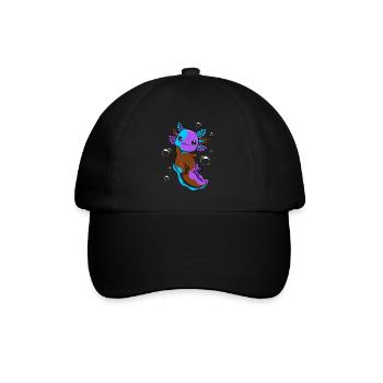 Androsexuelle Flag Axolotl Heap Kawaii - Baseball Cap - black/black - Front