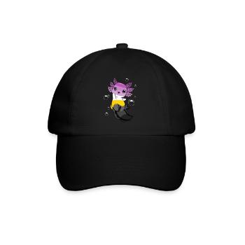 Drapeau monosexuel Axolotl Bunch Kawaii - Casquette classique - noir/noir - Devant